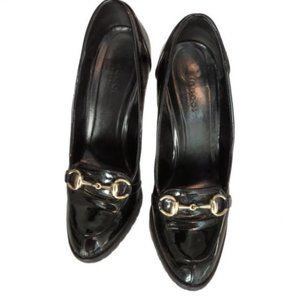 Gucci Horsebit Patent Pumps